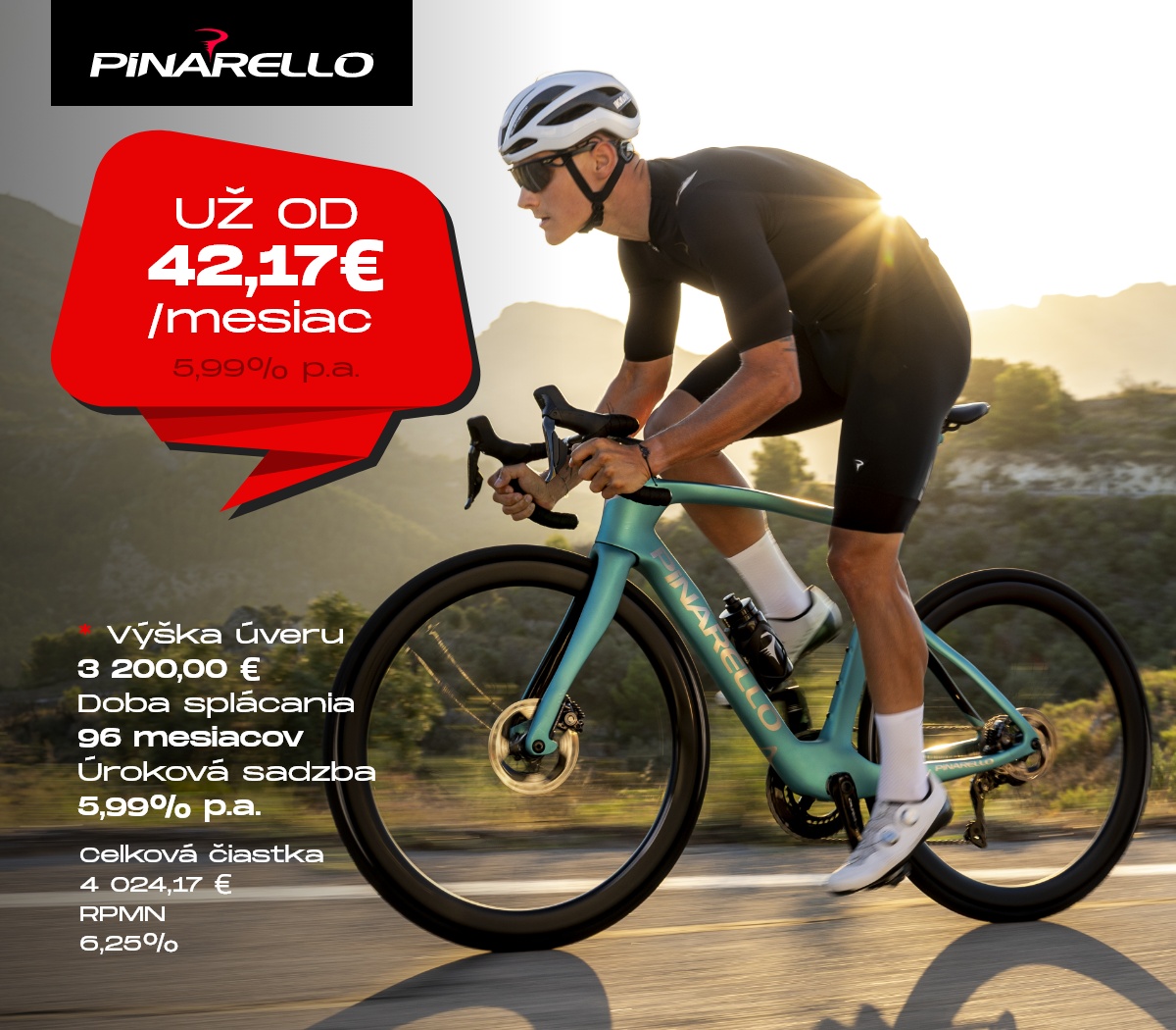 Pinarello aj na splátky